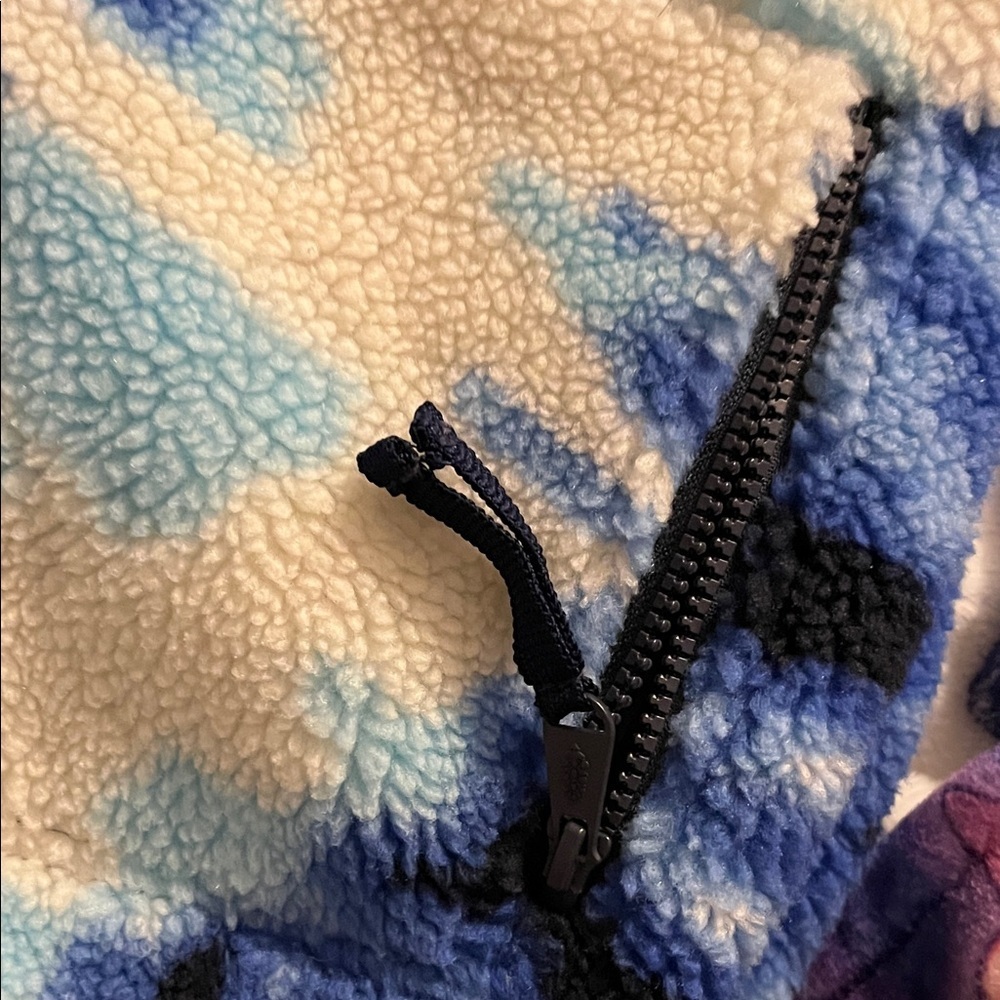 Free People Colorful Fleece Jacket with Snap Buttons - Picture 4 of 5